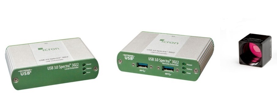 Icron fiber extender XIMEA camera USB 3.0